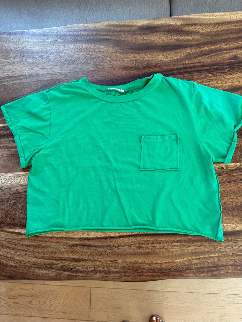 Lush Dark Green Crop Top
